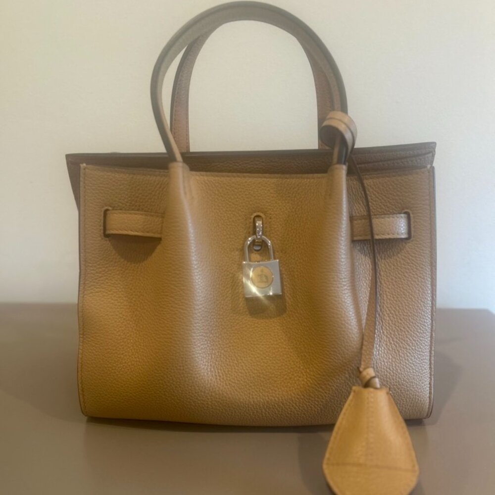 LANVIN Hand Bag - Excellent Condition - Neutral Taupe Color